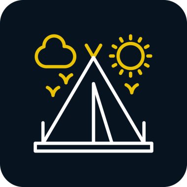 Güneş Simgesi Vektör illüstrasyonu