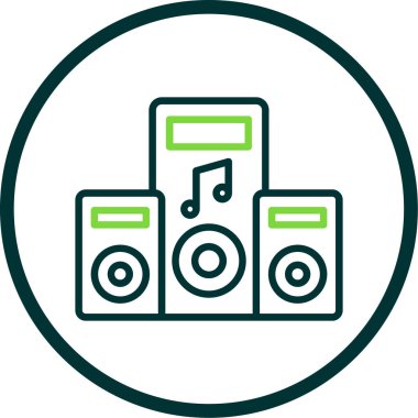 speaker icon, vector illustration simple design