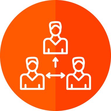 Beyaz arka plan üzerinde izole iş simgesi