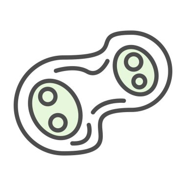 Çizgi film simgesinin vektör illüstrasyonu