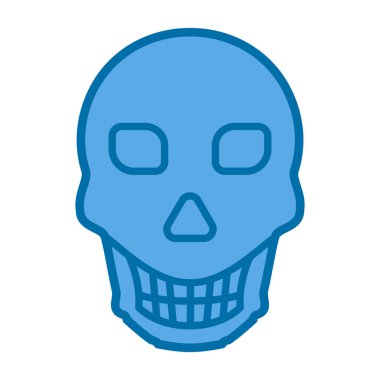 Kurukafa simgesi vektör illüstrasyonu