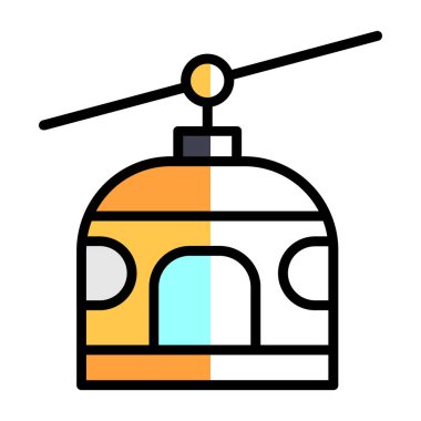 uydu anten simgesi renk dış hat vektörü