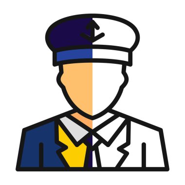 asker simgesi vektör illüstrasyonu