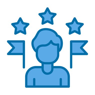 Müşteri derecelendirme ikonu vektör çizimi tasarımı