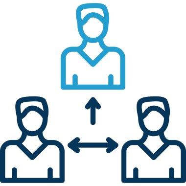 iş simgesi vektör illüstrasyonu