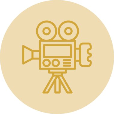 Web için sinema ikonu vektör simgesi