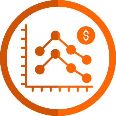 İş ve finans grafiklerinin vektör illüstrasyonu 