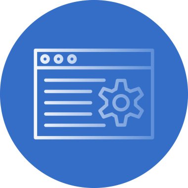 vektör seo düz simgesi