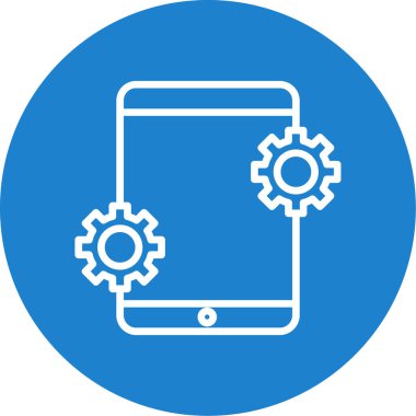 mobil uygulama simgesi, vektör illüstrasyonu basit tasarım