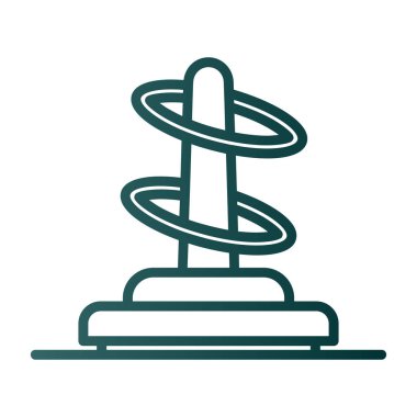 halka atma simgesi, vektör illüstrasyonu 