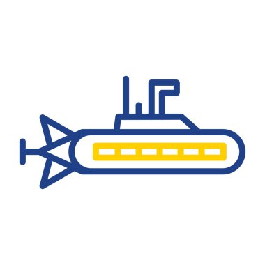 Denizaltı vektör simgesi 