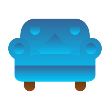 Kanepe. Web simgesi basit tasarım