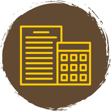 iş ve finans ikonu vektör illüstrasyonu