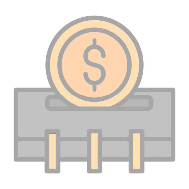 Para Vektörü simgesi kolayca düzenleyebilir ya da düzenleyebilir