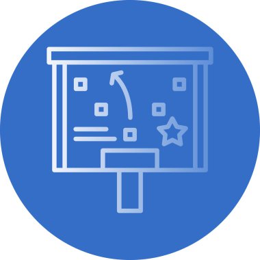 Sunuyu web simgesi, vektör çizim 