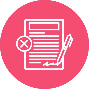 belge vektör simgesi modern basit illüstrasyon