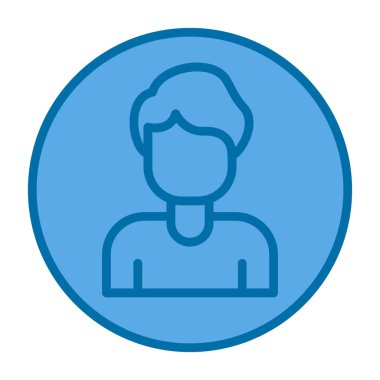 Vektör Adam Simgesi illüstrasyonu