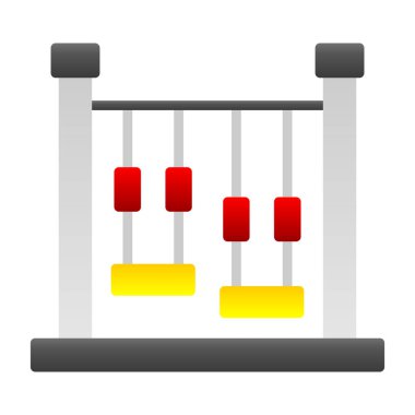 Vektör illüstrasyonu, simge ögesi arkaplanı