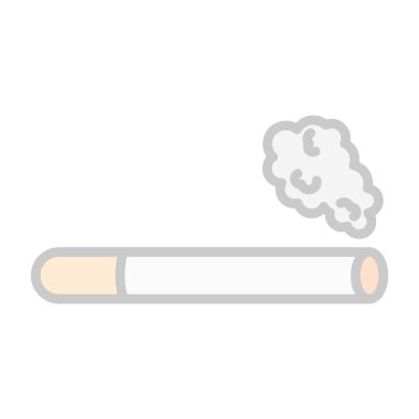 sigara ikonu vektör illüstrasyonu 