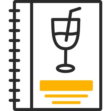 menü düz simgesi, vektör illüstrasyonu