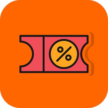 İndirim simgesi vektör illüstrasyonu