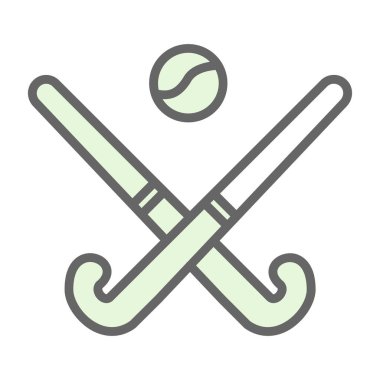 Modern Hokey simgesinin vektör çizimi                          