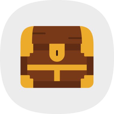 tahta kutu simgesi vektör illüstrasyonu