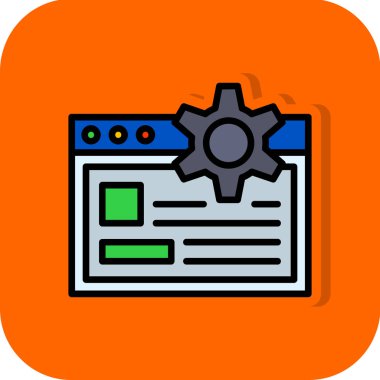 geliştirme web simgesi, basit tasarım