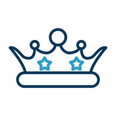 Kraliyet taç vektör illüstrasyon tasarımı