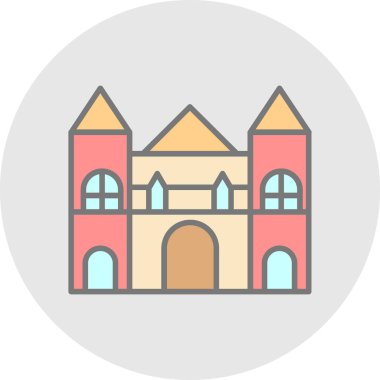 Bina. Web simgesi basit tasarım