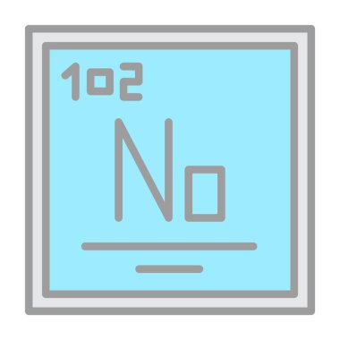 - Hayır. - Hayır. Kimyasal ikon. Basit düz resimleme