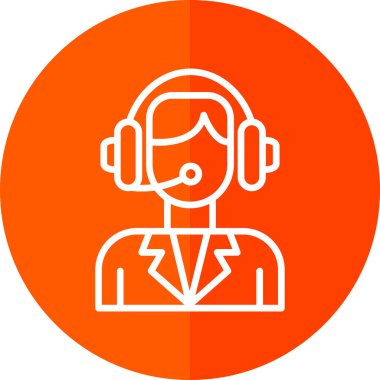 vektör müşteri servis simgesi