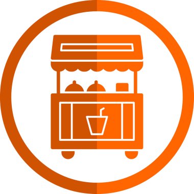 Gıda simgesinin vektör illüstrasyonu