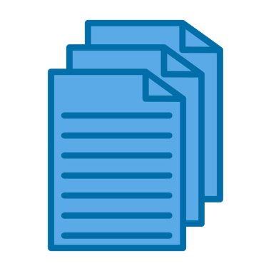 belge simgesi vektör illüstrasyonu 