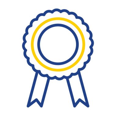 Madalya. Web simgesi basit illüstrasyon