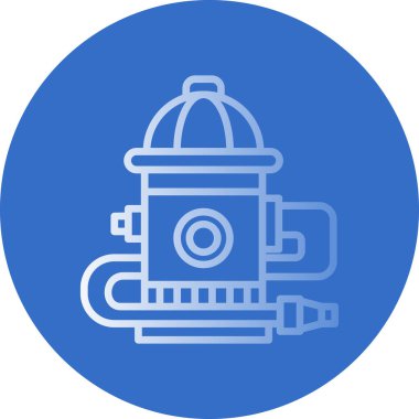 yangın musluğu simgesi vektörü 