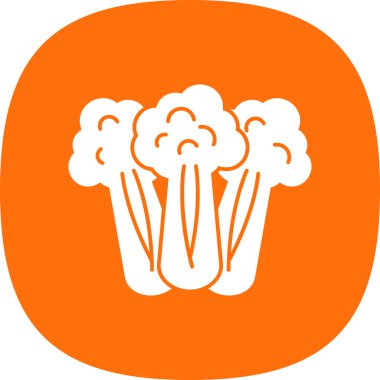 Kereviz simgesi, basit vektör çizimi. Sağlıklı yemek.