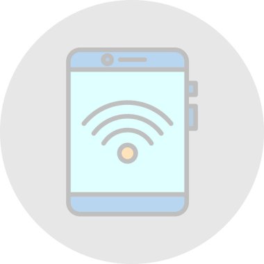 akıllı telefon simgesi, vektör illüstrasyonu basit tasarım