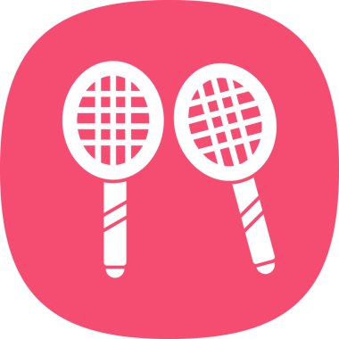 Tenis. Web simgesi basit tasarım