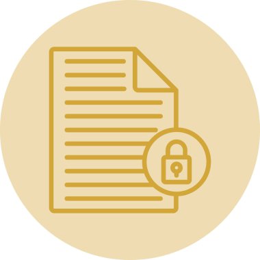 belge simgesi vektör illüstrasyonu