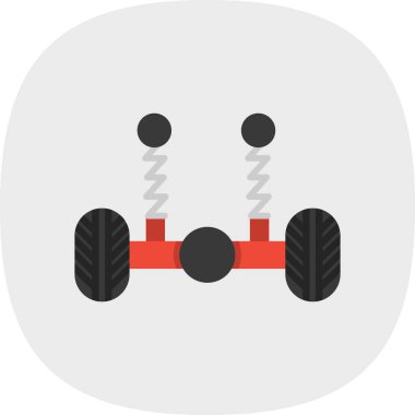 araba düz renk simgesi