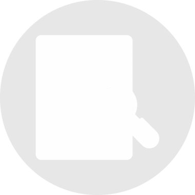 Metin glifleri ile izole edilmiş bir not kağıdının çizimi