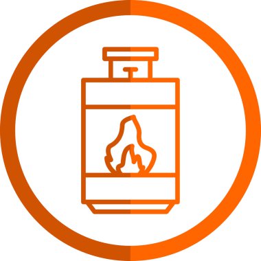 yangın söndürme simgesi, basit vektör illüstrasyonu