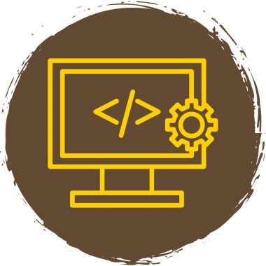 Web tasarım geliştirme simgesi 