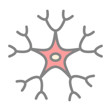 izole edilmiş virüs ikonu vektör çizimi