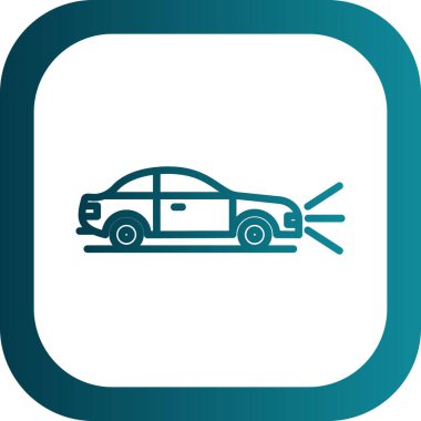 araba simgesi vektör illüstrasyonu