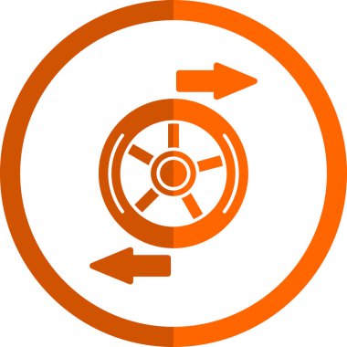 ok simgesi, vektör illüstrasyonu beyaz arkaplanda izole edildi