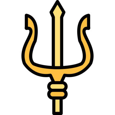 Mızrak. Web simgesi basit illüstrasyon