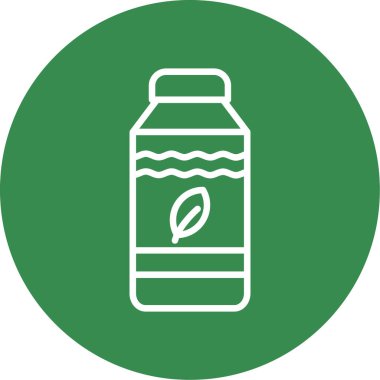 Su şişesi simgesi, vektör illüstrasyonu basit tasarım