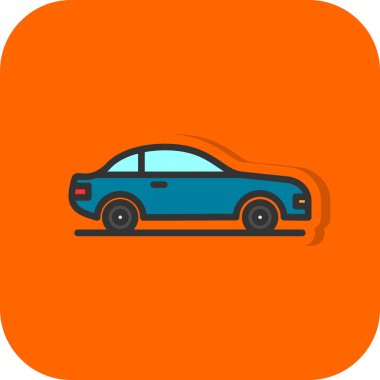 araba web simgesi, vektör illüstrasyonu 